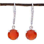 Red-Onyx-Korean-Giulia-multiple-Dangle-Red-925-Silver-Earring
