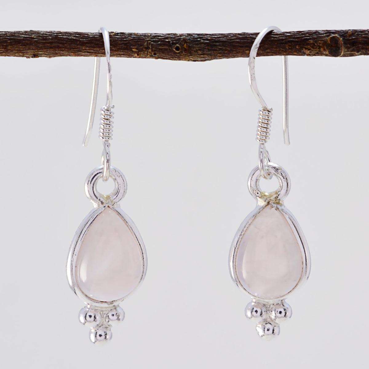 Rose-Quartz-Spanish-Lucia-multiple-Dangle-Pink-Sterling-Silver-Earring