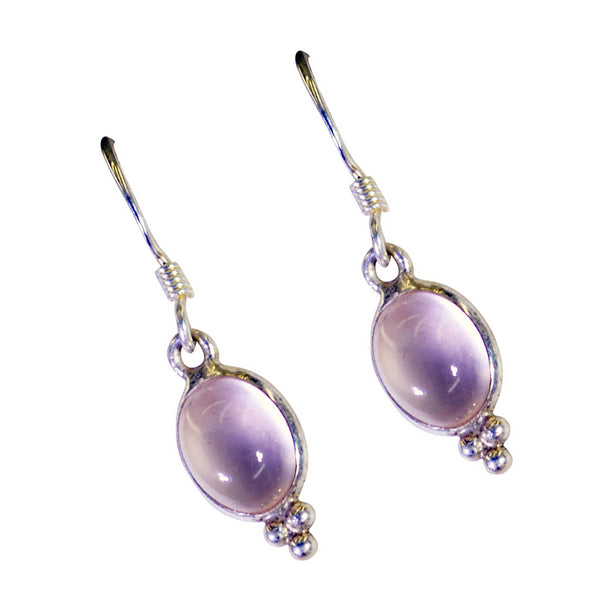 Rose-Quartz-Japanese-Grace-multiple-Dangle-Pink-925-Silver-Earring