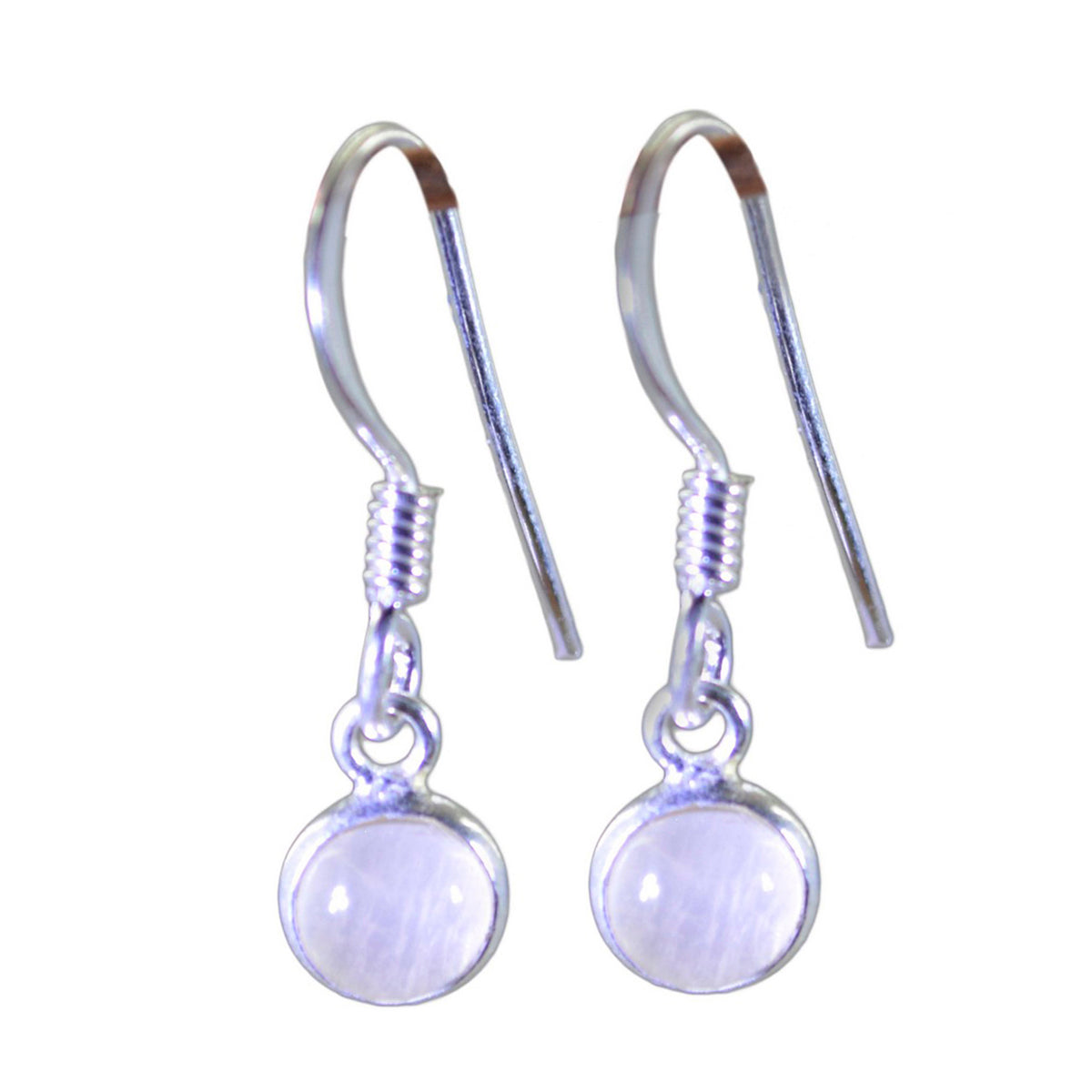 Rose-Quartz-Italian-Hanna-multiple-Dangle-Pink-925-Silver-Earring Hoofdafbeelding