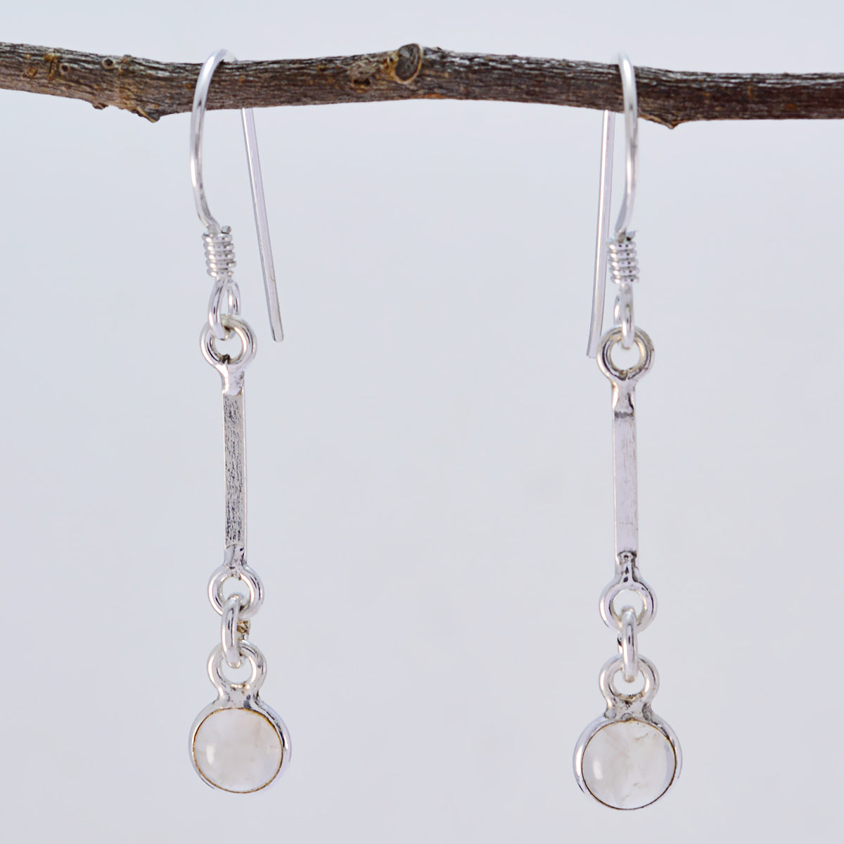 Rose-Quartz-Middle-Eastern-Hannah-multiple-Dangle-Pink-Silver-Earring