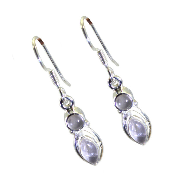 Rose-Quartz-French-Skylar-multiple-Dangle-Pink-Silver-Earring