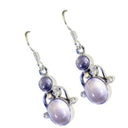 Rose-Quartz-Mexican-Harper-multiple-Dangle-Pink-925-Silver-Earring