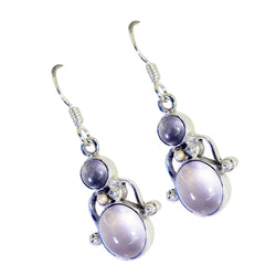 Rose-Quartz-Mexican-Harper-multiple-Dangle-Pink-925-Silver-Earring