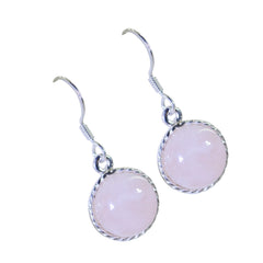 Rose-Quartz-Latin-American-Ines-multiple-Dangle-Pink-Silver-Earring