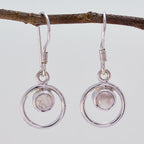 Rose-Quartz-French-Inès-multiple-Dangle-Pink-925-Sterling-Silver-Earring