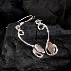 Rose-Quartz-Middle-Eastern-Mariana-multiple-Dangle-Pink-925-Silver-Earring