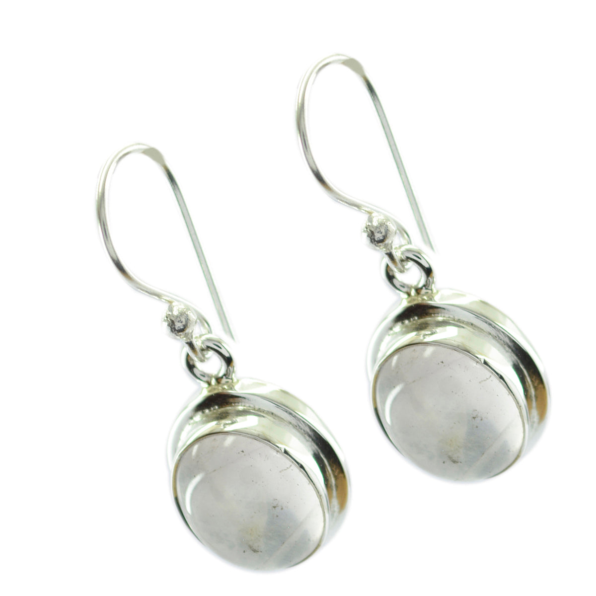 Rose-Quartz-Middle-Eastern-Ling-multiple-Dangle-Pink-Silver-Earring