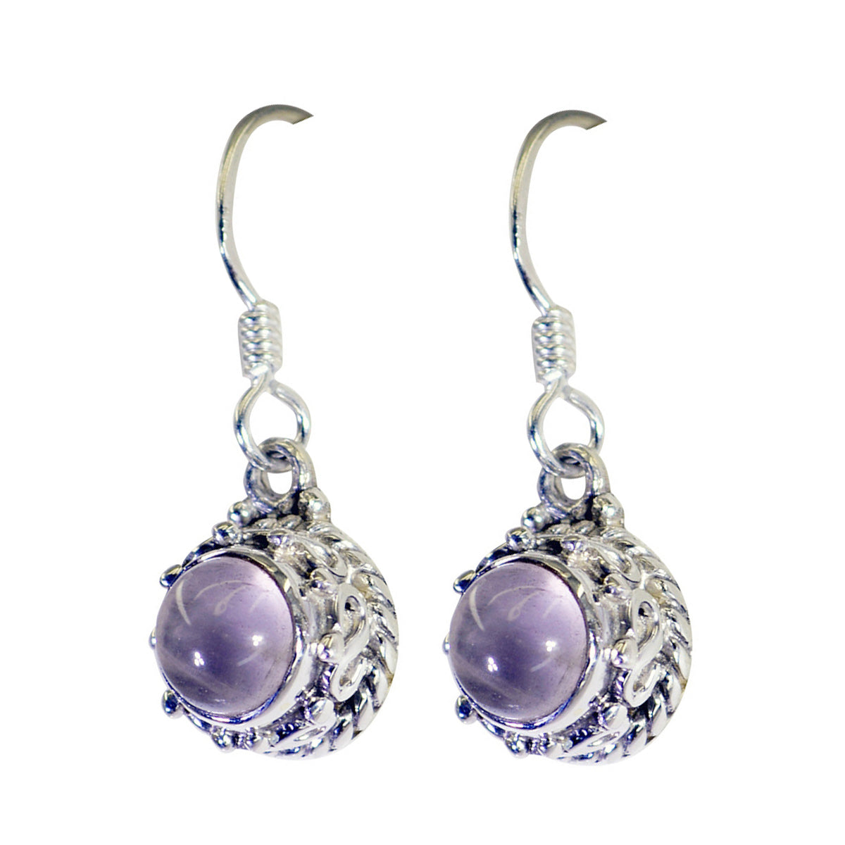 Rose-Quartz-African-Isabella-multiple-Dangle-Pink-Sterling-Silver-Earring メイン画像