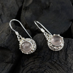 Rose-Quartz-Egyptian-Mila-multiple-Dangle-Pink-925-Sterling-Silver-Earring