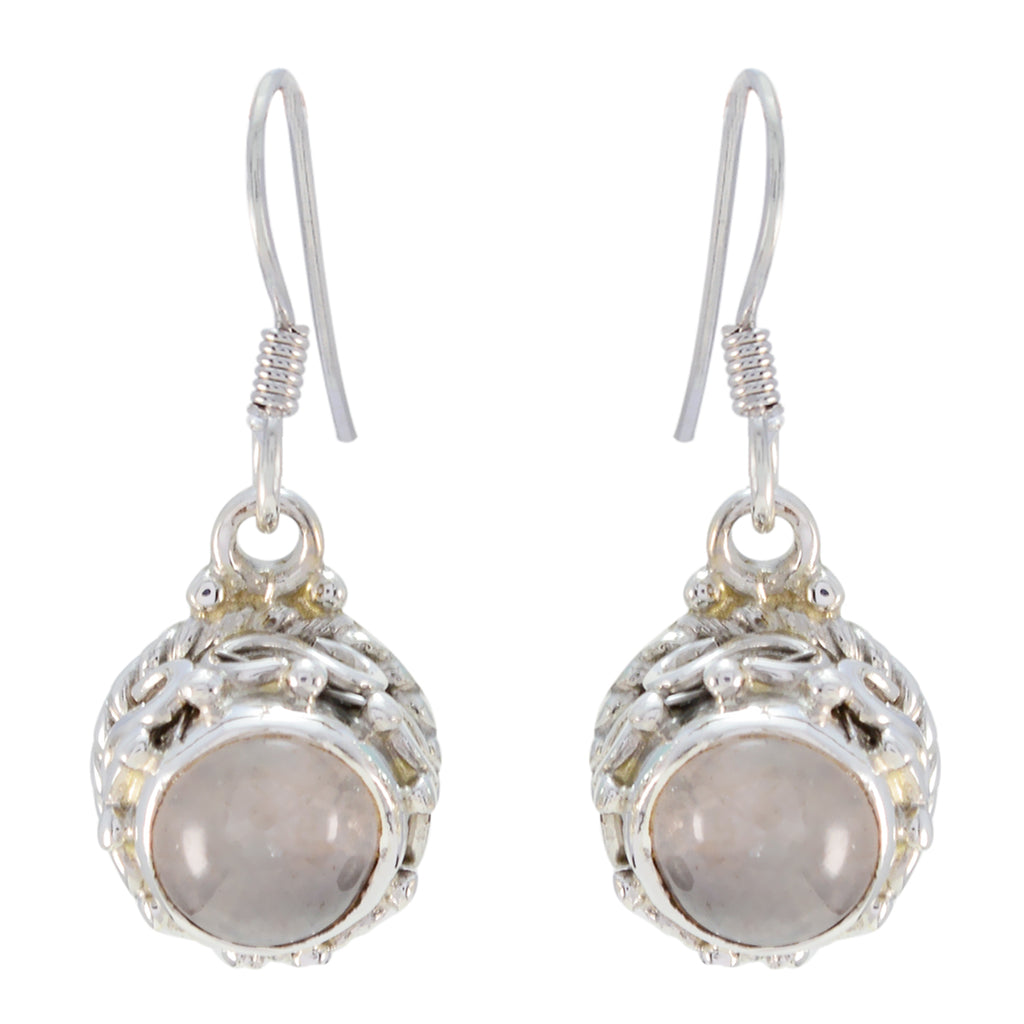 Rose-Quartz-Egyptian-Mila-multiple-Dangle-Pink-925-Sterling-Silver-Earring