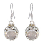 Rose-Quartz-Egyptian-Mila-multiple-Dangle-Pink-925-Sterling-Silver-Earring