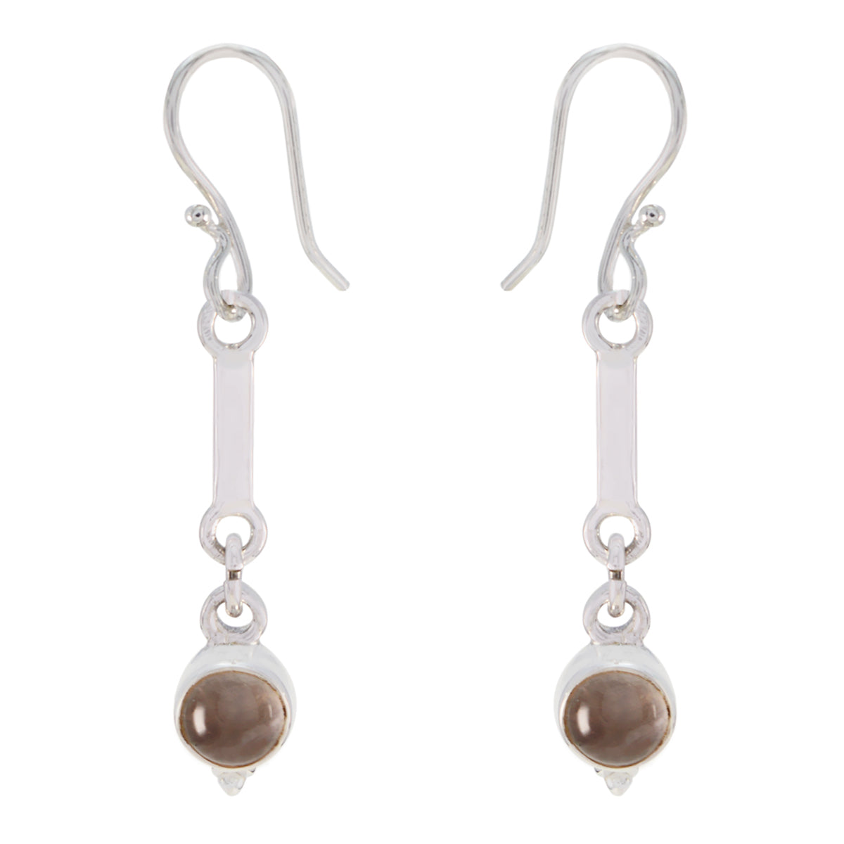 Rose-Quartz-Egyptian-Ivy-multiple-Dangle-Pink-Sterling-Silver-Earring