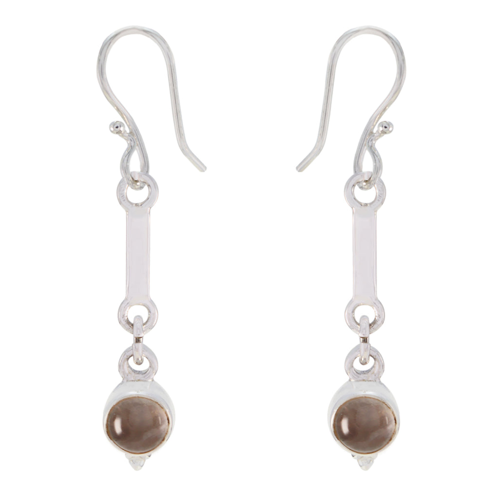 Rose-Quartz-Egyptian-Ivy-multiple-Dangle-Pink-Sterling-Silver-Earring