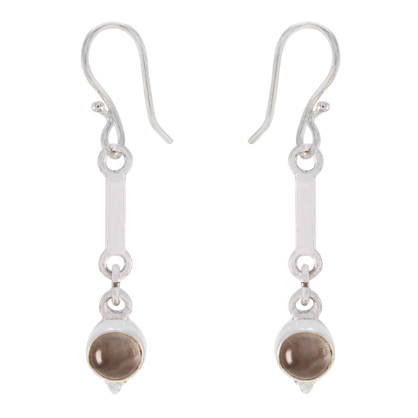 Rose-Quartz-Egyptian-Ivy-multiple-Dangle-Pink-Sterling-Silver-Earring