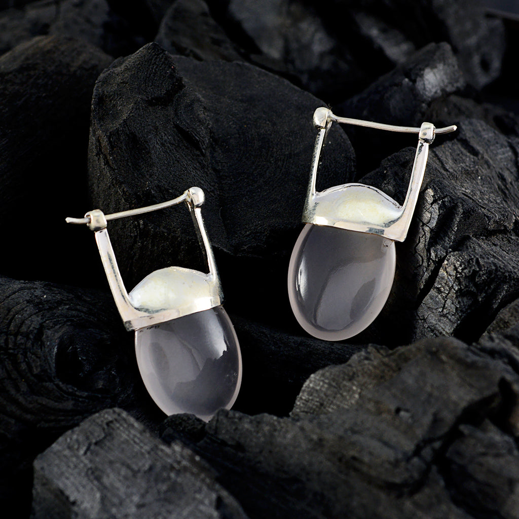 Rose-Quartz-American-Josephine-Solitaire-Dangle-Pink-925-Silver-Earring