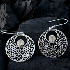 Rose-Quartz-Turkish-Katharina-Solitaire-Dangle-Pink-925-Silver-Earring