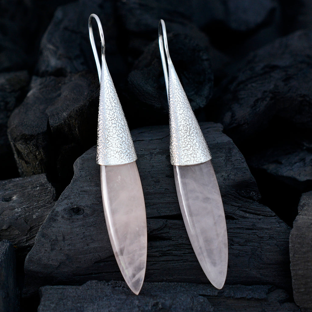 Rose-Quartz-Moroccan-Jiwoo-Solitaire-Dangle-Pink-Silver-Earring