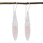 Rose-Quartz-Moroccan-Jiwoo-Solitaire-Dangle-Pink-Silver-Earring