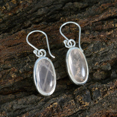 Rose-Quartz-Spanish-Leah-Solitaire-Dangle-Pink-925-Sterling-Silver-Earring
