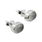 Rose-Quartz-Latin-American-Lili-Solitaire-Stud-Pink-925-Silver-Earring