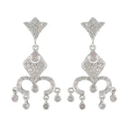 Rose-Quartz-Indian-Zara-multiple-Stud-Pink-925-Sterling-Silver-Earring