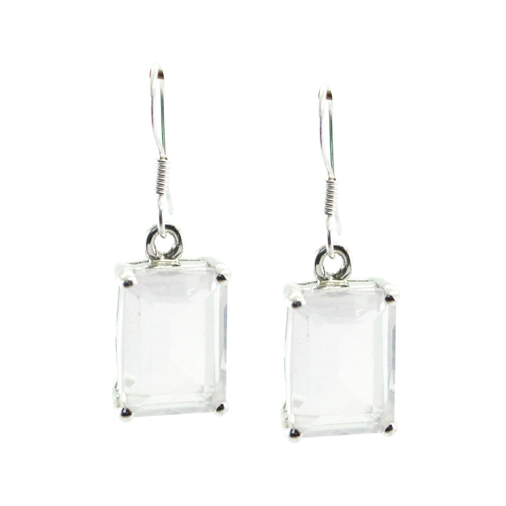 Rose-Quartz-Spanish-Yasmine-Solitaire-Dangle-Pink-92.5-Silver-Earring