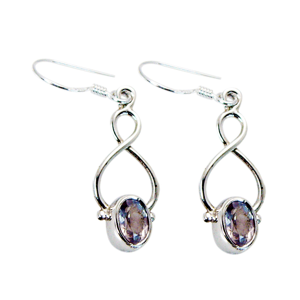 Rose-Quartz-American-Maya-Solitaire-Dangle-Pink-Sterling-Silver-Earring
