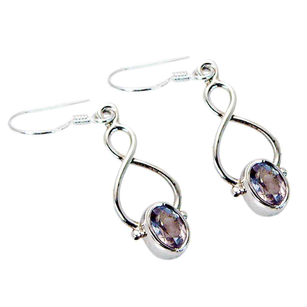 Rose-Quartz-American-Maya-Solitaire-Dangle-Pink-Sterling-Silver-Earring