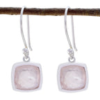 Rose-Quartz-Turkish-Natalie-Solitaire-Dangle-Pink-925-Sterling-Silver-Earring