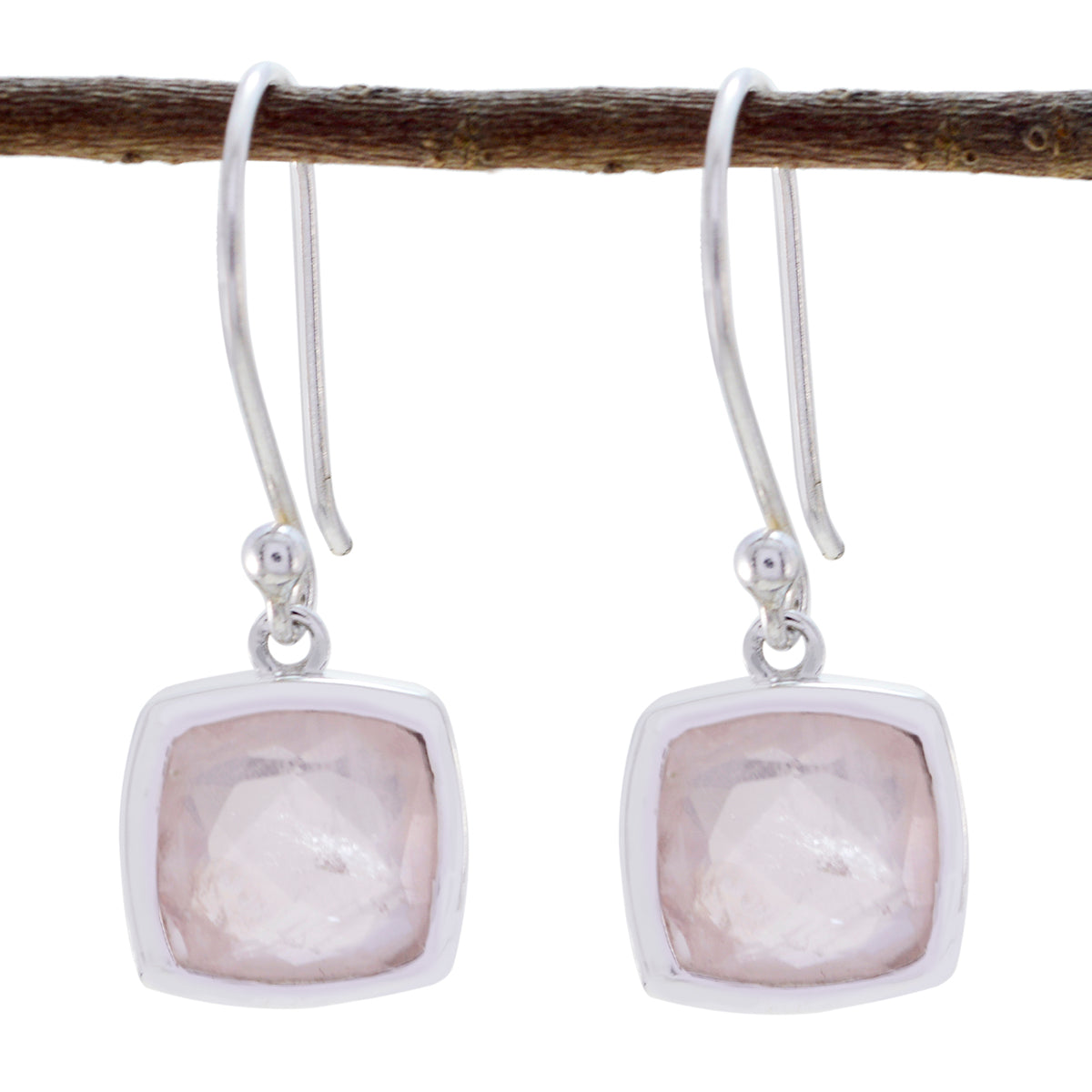 Rose-Quartz-Turkish-Natalie-Solitaire-Dangle-Pink-925-Sterling-Silver-Earring