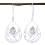 Rose-Quartz-Middle-Eastern-Nora-Solitaire-Dangle-Pink-92.5-Silver-Earring