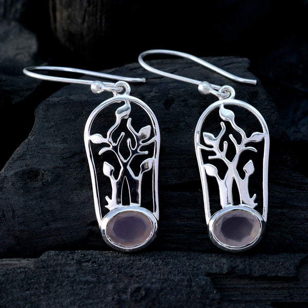 Rose-Quartz-Mexican-Sofia-Solitaire-Dangle-Pink-Sterling-Silver-Earring