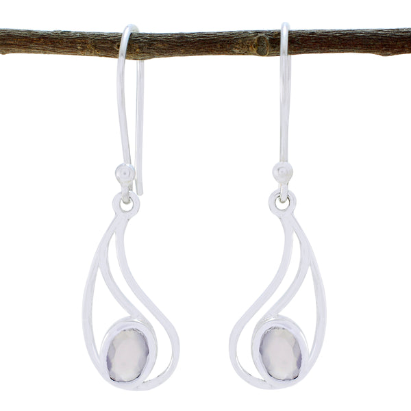 Rose-Quartz-Mexican-Nova-Solitaire-Dangle-Pink-Sterling-Silver-Earring