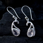 Rose-Quartz-Australian-Olivia-Solitaire-Dangle-Pink-92.5-Silver-Earring