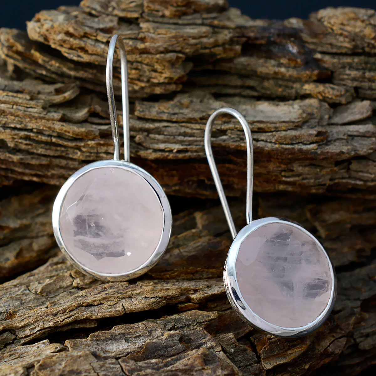 Rose-Quartz-Latin-American-Penelope-Solitaire-Dangle-Pink-Silver-Earring