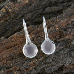 Rose-Quartz-Spanish-Katharina-Solitaire-Dangle-Pink-925-Sterling-Silver-Earring