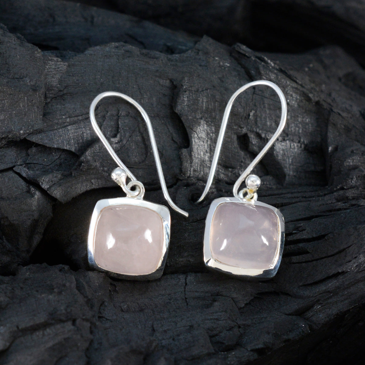 Rose-Quartz-Turkish-Li-Lee-Solitaire-Dangle-Pink-92.5-Silver-Earring