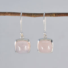 Rose-Quartz-Turkish-Li-Lee-Solitaire-Dangle-Pink-92.5-Silver-Earring