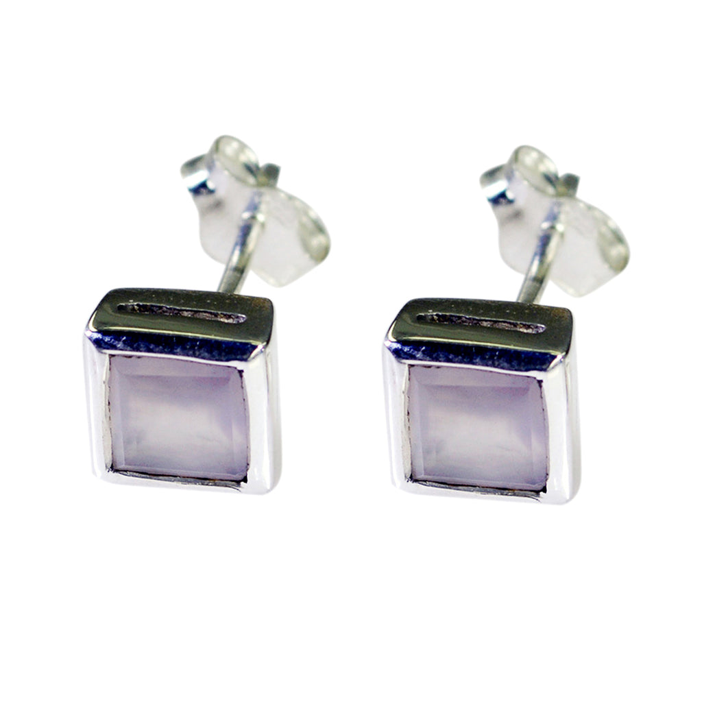Rose-Quartz-German-Sarah-Solitaire-Stud-Pink-925-Sterling-Silver-Earring