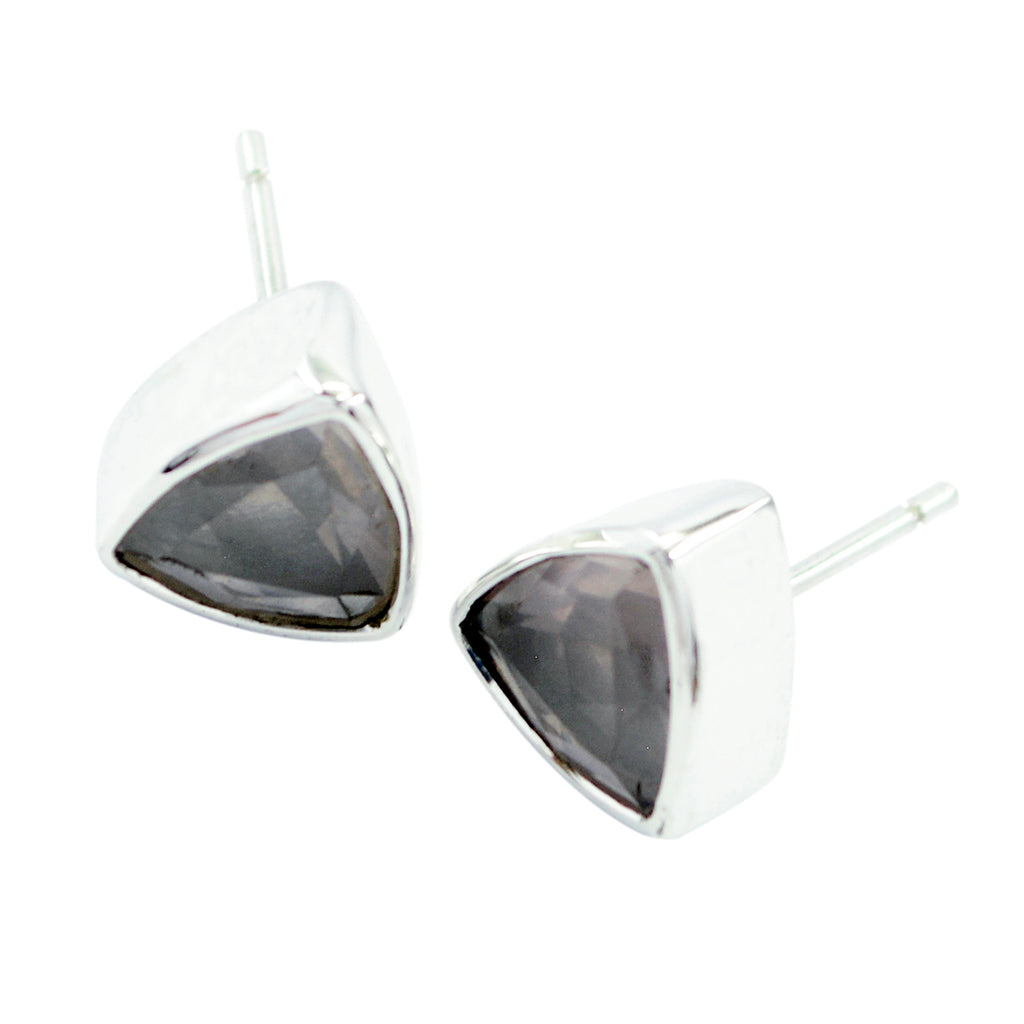 Rose-Quartz-African-Savannah-Solitaire-Stud-Pink-925-Silver-Earring