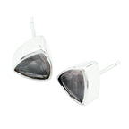 Rose-Quartz-African-Savannah-Solitaire-Stud-Pink-925-Silver-Earring