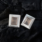 Rose-Quartz-Latin-American-Lorena-Solitaire-Stud-Pink-925-Silver-Earring