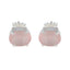 Rose-Quartz-Mexican-Pilar-Solitaire-Stud-Pink-925-Silver-Earring