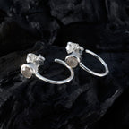 Rose-Quartz-American-Josephine-Solitaire-Stud-Pink-92.5-Silver-Earring