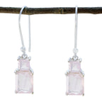 Rose-Quartz-Japanese-Teresa-Toi-et-Moi-Dangle-Pink-925-Sterling-Silver-Earring
