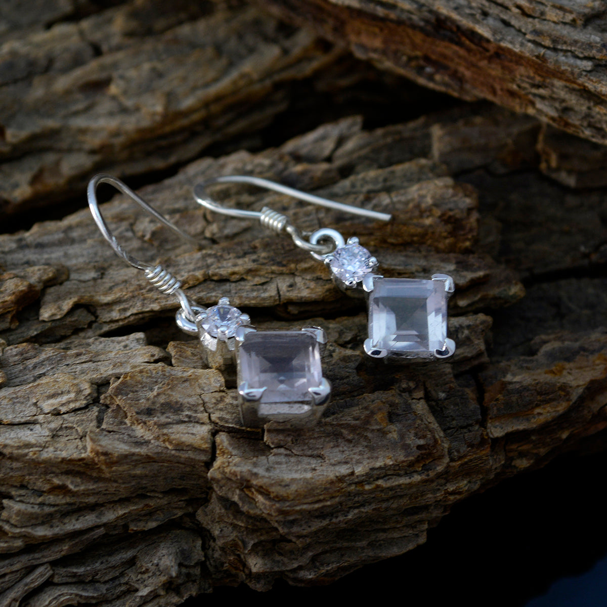 Rose-Quartz-Mexican-Yan-multiple-Dangle-Pink-Sterling-Silver-Earring