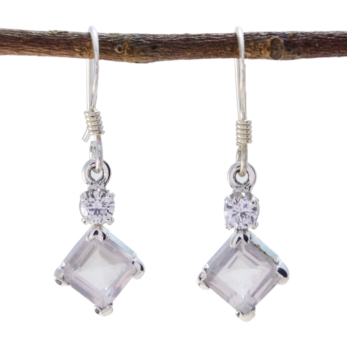 Rose-Quartz-Mexican-Yan-multiple-Dangle-Pink-Sterling-Silver-Earring