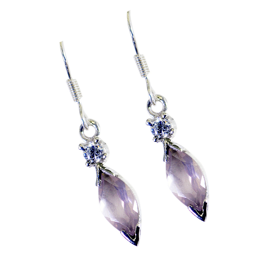 Rose-Quartz-Turkish-Tereza-multiple-Dangle-Pink-925-Sterling-Silver-Earring
