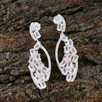 Rose-Quartz-American-Aiko-multiple-Stud-Pink-925-Silver-Earring